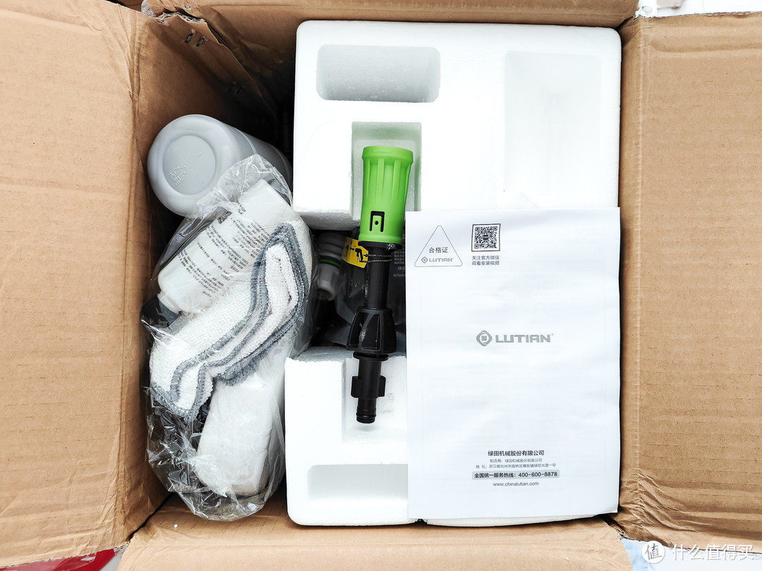 洗车干净还是要用高压洗车机力度大 ，绿田洗车机狂派标准版体验感受